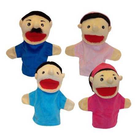 GET READY KIDS Hispanic Family Puppets 370